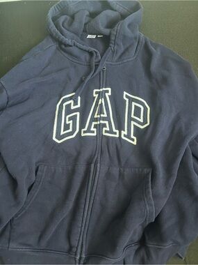 GAP Dark Navy Full-Zip Hoodie
